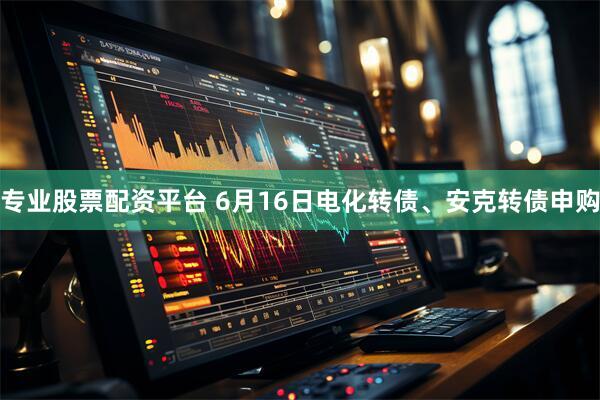 专业股票配资平台 6月16日电化转债、安克转债申购
