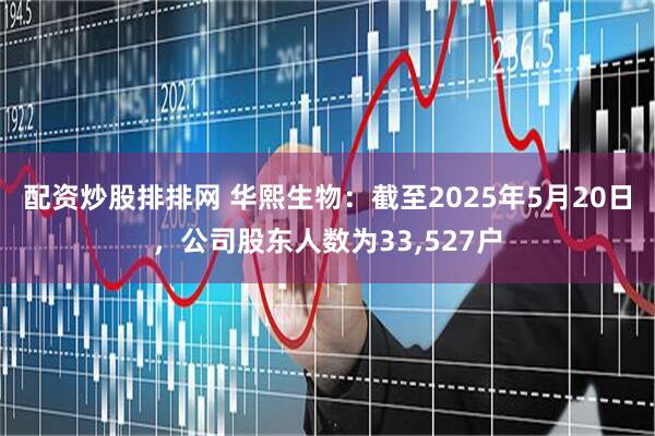 配资炒股排排网 华熙生物：截至2025年5月20日，公司股东人数为33,527户